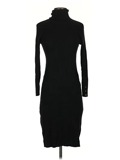 Pre-owned Ak Anne Klein Casual Dress In Black