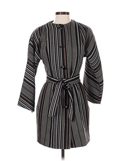 Pre-owned Ak Anne Klein Casual Dress In Gray