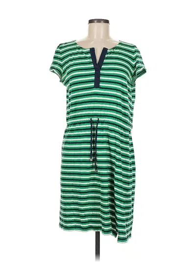 Pre-owned Ak Anne Klein Casual Dress In Green