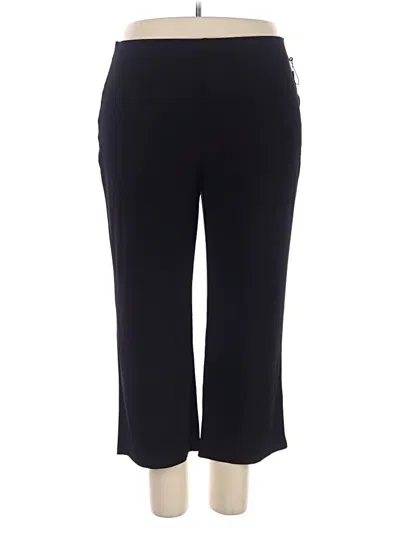 Pre-owned Ak Anne Klein Casual Pants In Black