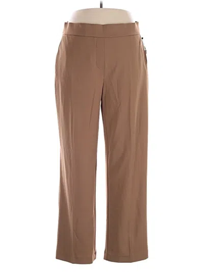 Ak Anne Klein Casual Pants In Brown