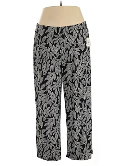 Ak Anne Klein Casual Pants In Black