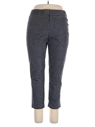 Pre-owned Ak Anne Klein Casual Pants In Gray