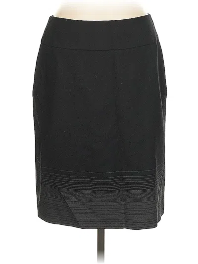 Pre-owned Ak Anne Klein Casual Skirt In Black