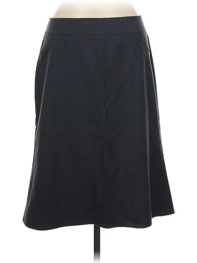 Pre-owned Ak Anne Klein Casual Skirt In Black