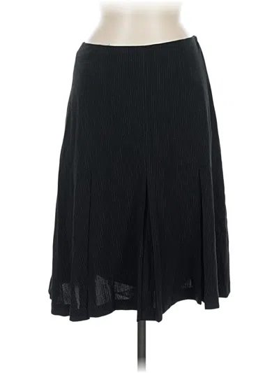 Pre-owned Ak Anne Klein Casual Skirt In Black