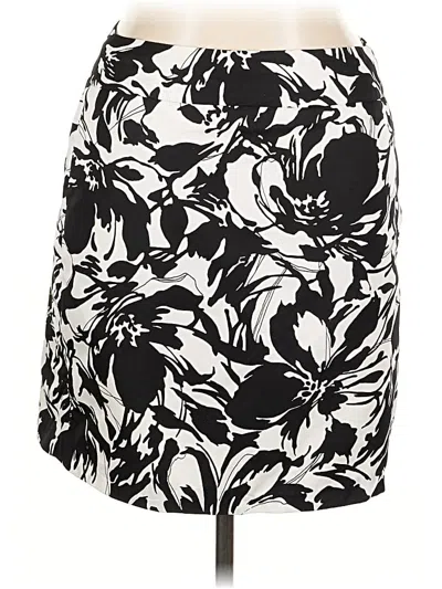 Pre-owned Ak Anne Klein Casual Skirt In Black