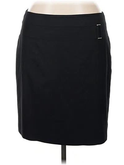 Pre-owned Ak Anne Klein Casual Skirt In Black