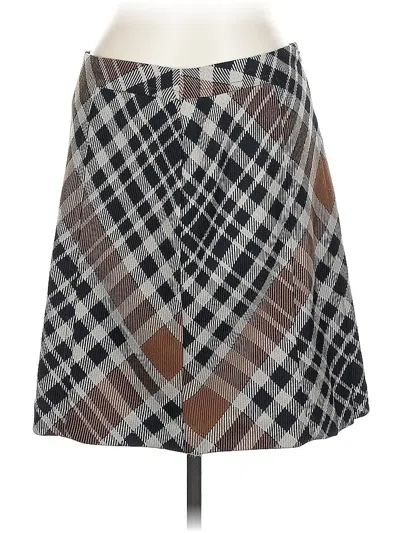 Pre-owned Ak Anne Klein Casual Skirt In Brown