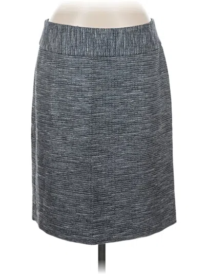 Pre-owned Ak Anne Klein Casual Skirt In Gray