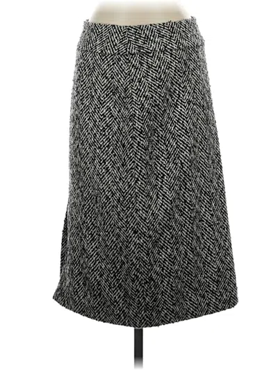 Pre-owned Ak Anne Klein Casual Skirt In Gray
