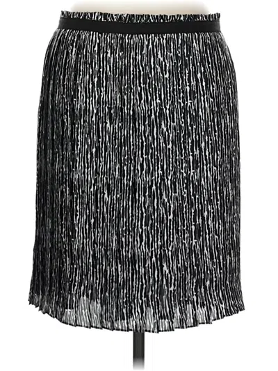 Ak Anne Klein Casual Skirt In Silver