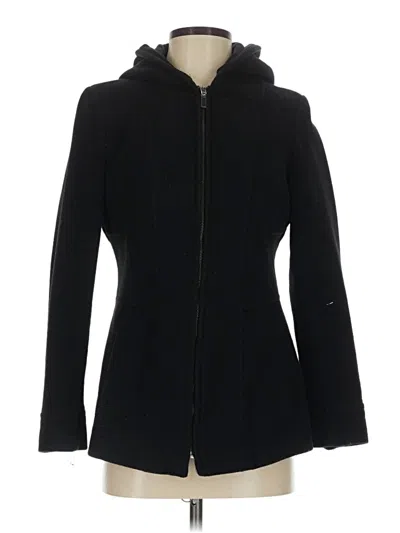 Pre-owned Ak Anne Klein Coat In Black