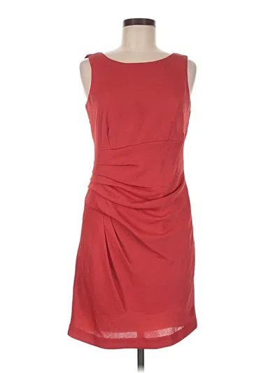 Pre-owned Ak Anne Klein Cocktail Dress In Red