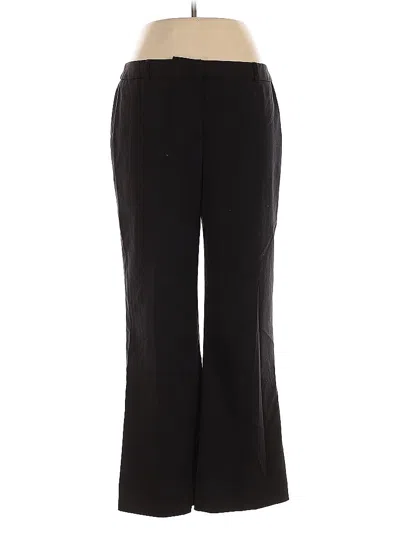 Pre-owned Ak Anne Klein Dress Pants In Black