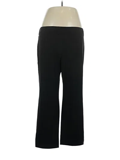 Pre-owned Ak Anne Klein Dress Pants In Black