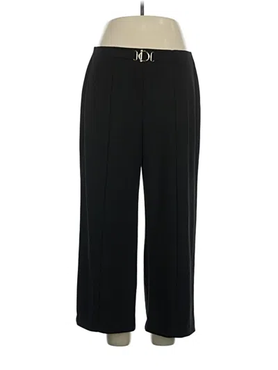 Pre-owned Ak Anne Klein Dress Pants In Black