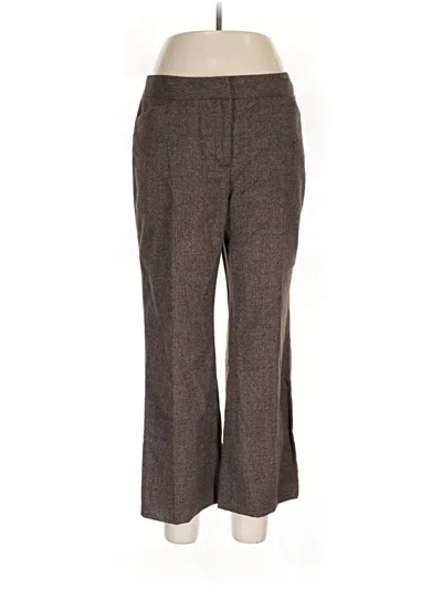 Pre-owned Ak Anne Klein Dress Pants In Brown