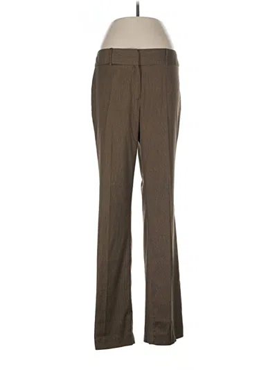 Pre-owned Ak Anne Klein Dress Pants In Brown