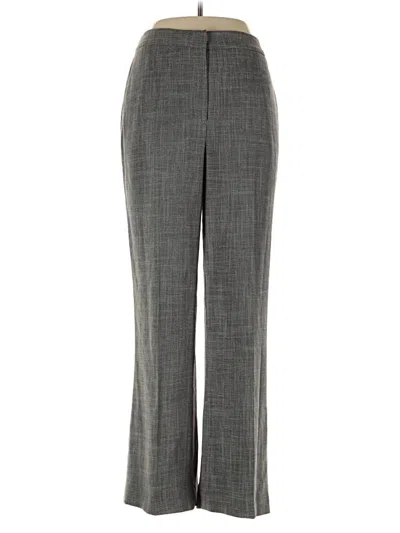 Pre-owned Ak Anne Klein Dress Pants In Gray