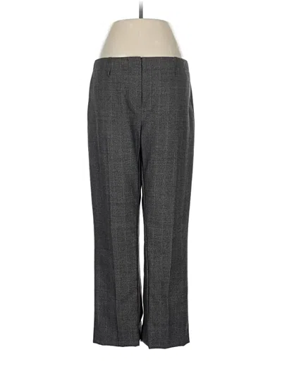 Pre-owned Ak Anne Klein Dress Pants In Gray