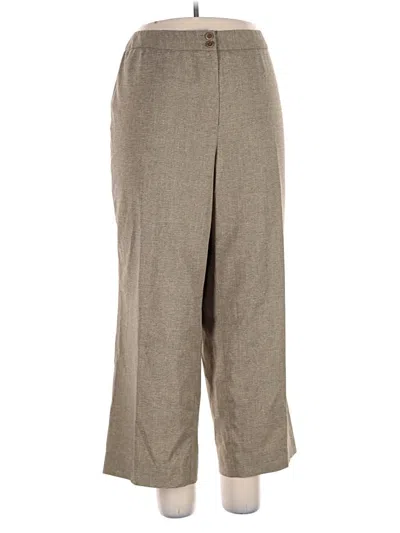 Pre-owned Ak Anne Klein Dress Pants In Gray