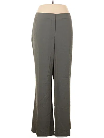 Pre-owned Ak Anne Klein Dress Pants In Gray