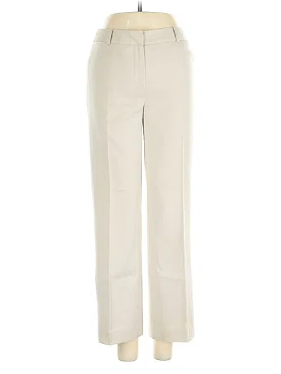 Pre-owned Ak Anne Klein Dress Pants In White