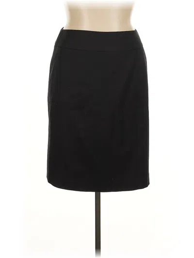 Pre-owned Ak Anne Klein Formal Skirt In Black