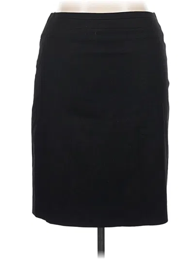 Pre-owned Ak Anne Klein Formal Skirt In Black