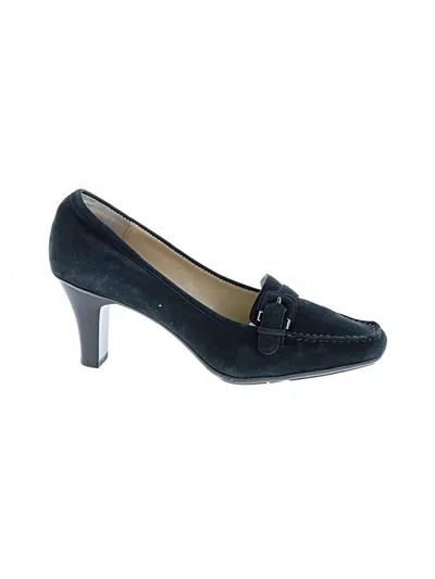 Pre-owned Ak Anne Klein Heels In Blue