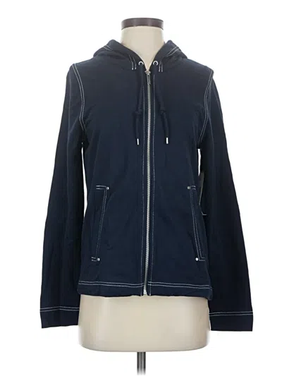 Pre-owned Ak Anne Klein Jacket In Blue