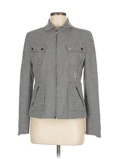 Pre-owned Ak Anne Klein Jacket In Gray