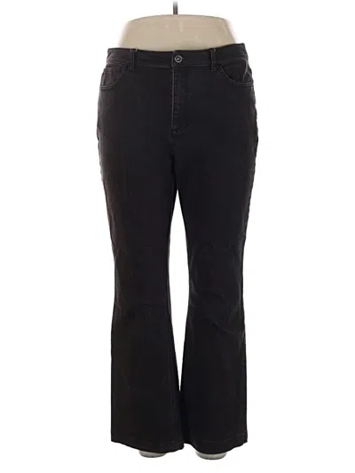 Pre-owned Ak Anne Klein Jeans In Black
