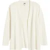 Ak Anne Klein Newport Kissing Front Cardigan In Neutral