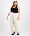 Ak Anne Klein Plus Size Pull-on Wide-leg Pants