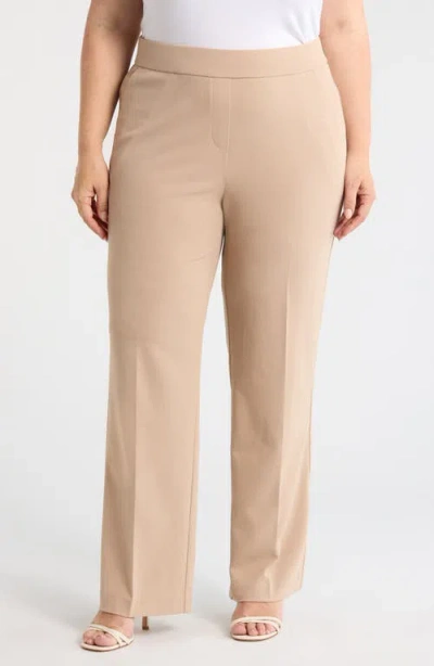 Ak Anne Klein Pull On Pants In Pink