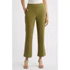 Ak Anne Klein Pull-on Ankle Pants In Green