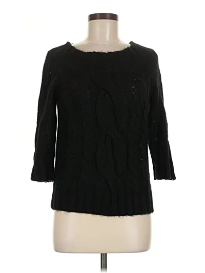 Pre-owned Ak Anne Klein Pullover Sweater In Black