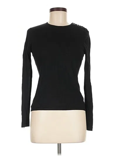 Pre-owned Ak Anne Klein Pullover Sweater In Black