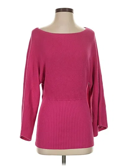 Pre-owned Ak Anne Klein Pullover Sweater In Pink