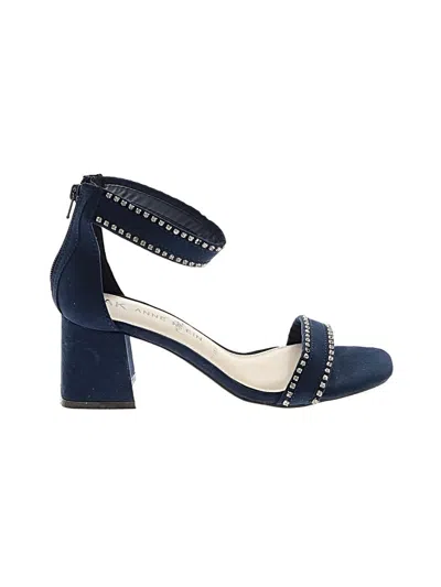 Pre-owned Ak Anne Klein Sandals In Blue