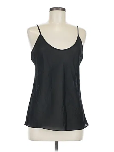 Pre-owned Ak Anne Klein Sleeveless Blouse In Black