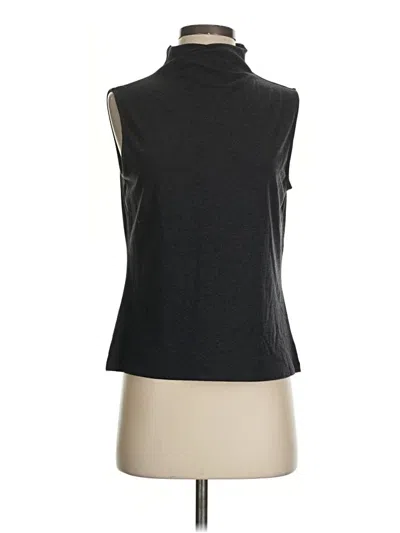 Pre-owned Ak Anne Klein Sleeveless T-shirt In Black