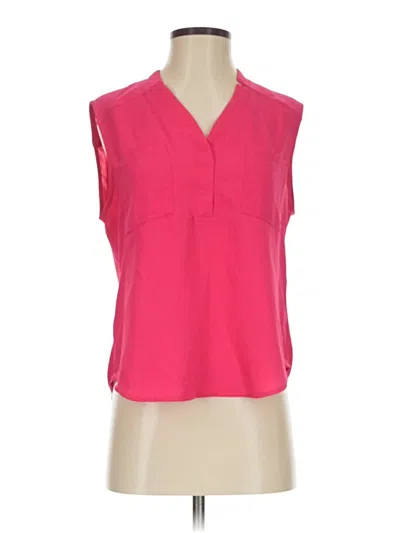 Pre-owned Ak Anne Klein Sleeveless T-shirt In Pink