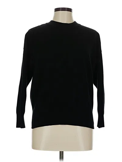 Pre-owned Ak Anne Klein Turtleneck Sweater In Black