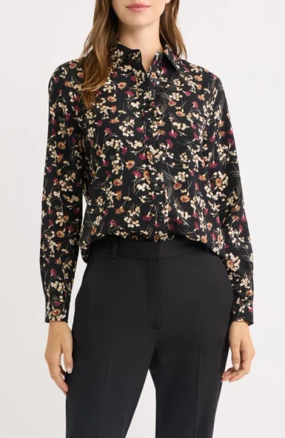 Ak Anne Klein Utility Top In Brown