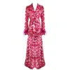 Ak Royalty Resortwear Pink / Purple French Riviera Set Fuchsia
