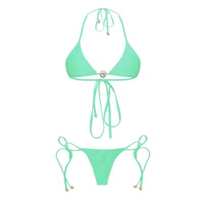 Ak Royalty Resortwear Women's Blue / Green Pamela Bikini Mint