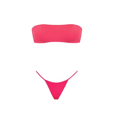Ak Royalty Resortwear Women's Pink / Purple Lola Bikini Electric Pink